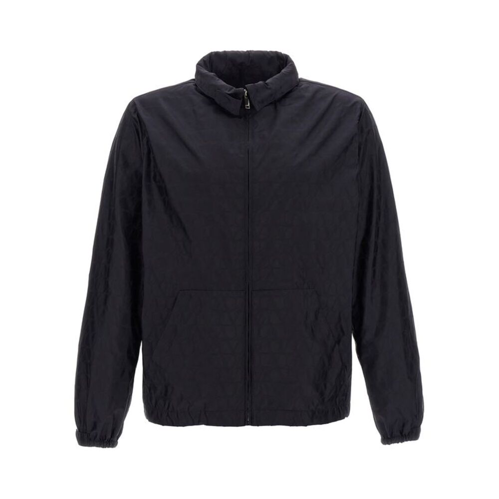 Valentino Garavani Blue Polyamide Shell Men's Jacket